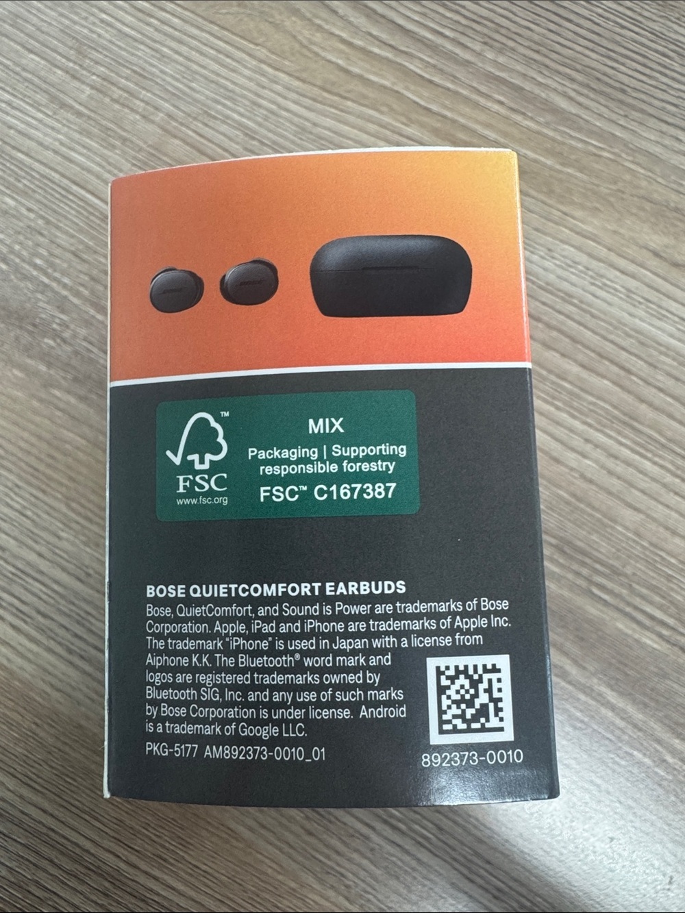 NIB Bose QuietComfort Earbuds - Charcoal Black - Picture 4 of 4